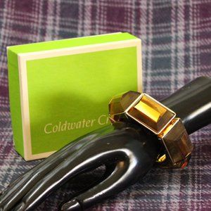 NIB Coldwater Creek Bold Gems Topaz Stretch Bracelet